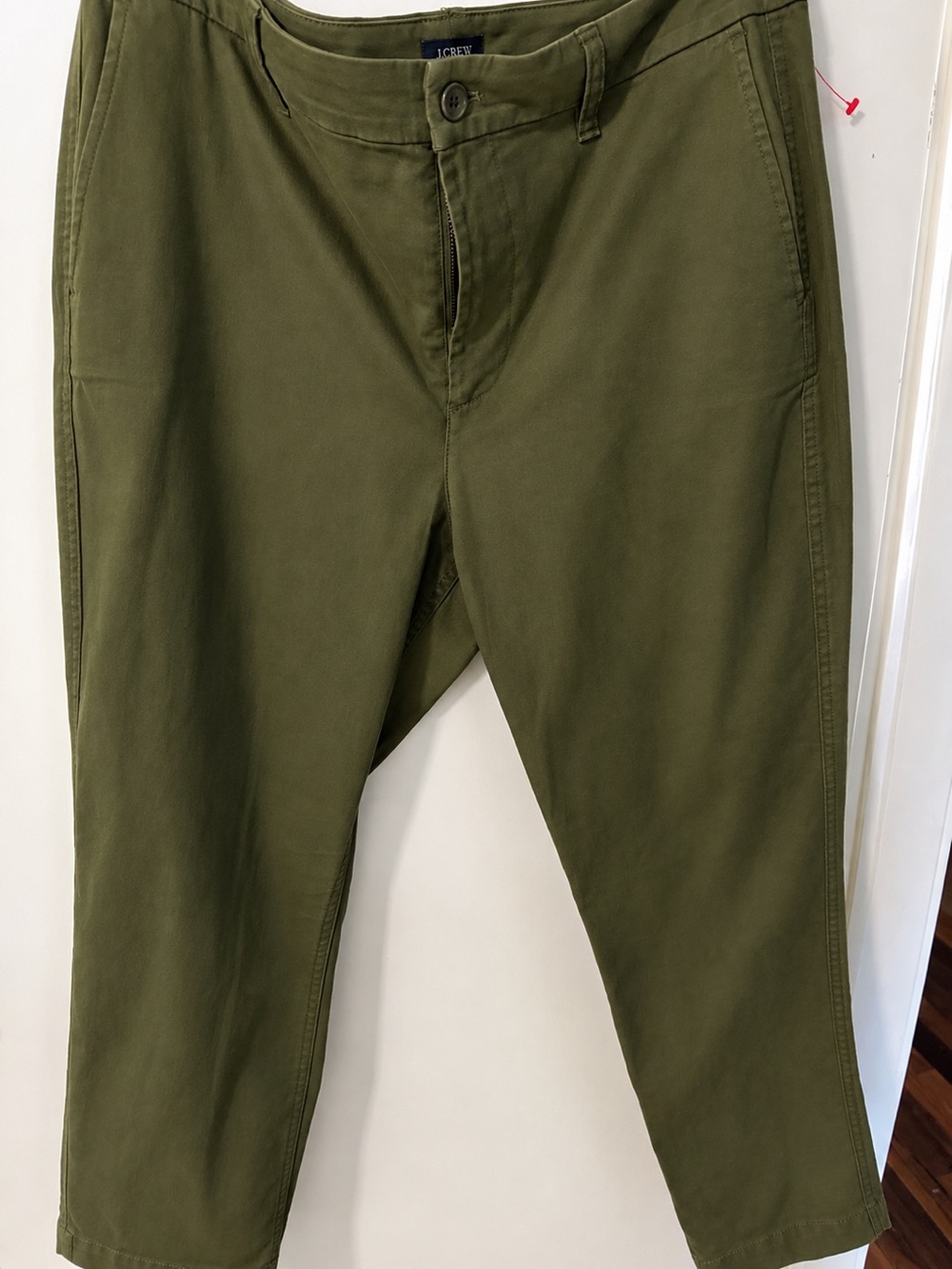 J. Crew Olive Green Women’s Chino Pants 97% COTTON